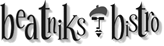 BEATNIKS BISTRO LOGO WITH STYLIZED FACE AND BERET